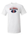 Illinois Fighting Illini Tee Shirt - Full Color Fade Illinois Arch