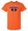 Illinois Fighting Illini Tee Shirt - Full Color Fade Illinois Arch