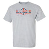 Illinois Fighting Illini Tee Shirt - Striped Illinois Football Laces