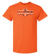 Illinois Fighting Illini Tee Shirt - Striped Illinois Football Laces