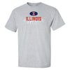 Illinois Fighting Illini Tee Shirt - Spotlight and Shadow Illinois