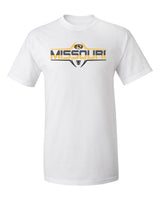 Missouri Tigers Tee Shirt - Striped Missouri Football Laces