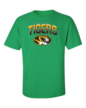 Missouri Tigers Tee Shirt - Full Color Fade Tigers Logo