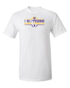 LSU Tigers Tee Shirt - Striped Tigers Football Laces