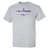 LSU Tigers Tee Shirt - Striped Tigers Football Laces