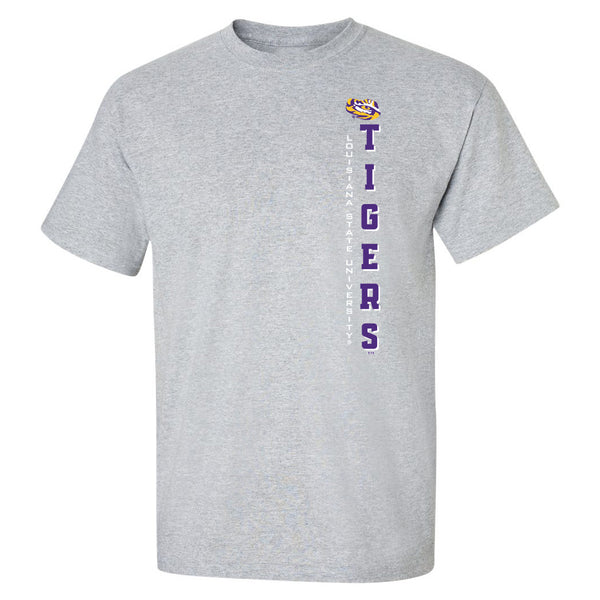 LSU Tigers Tee Shirt - Vertical Louisiana State University Tigers