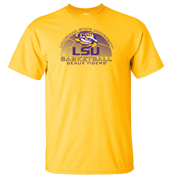 LSU Tigers Tee Shirt - LSU Basketball Geaux Tigers