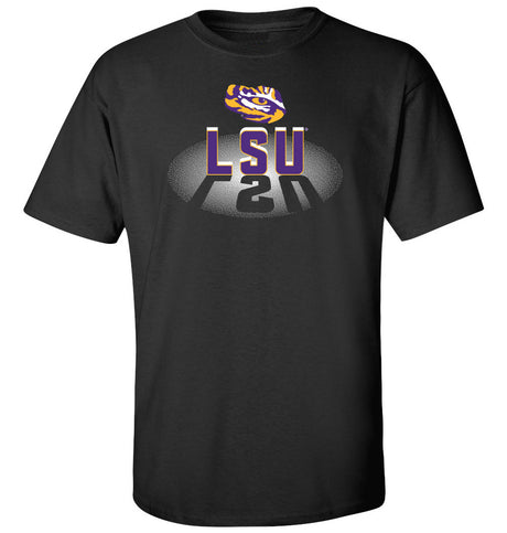 LSU Tigers Tee Shirt - Spotlight and Shadow LSU