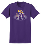 LSU Tigers Tee Shirt - Spotlight and Shadow LSU