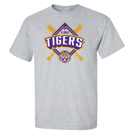 LSU Tigers Tee Shirt - LSU Baseball Diamond