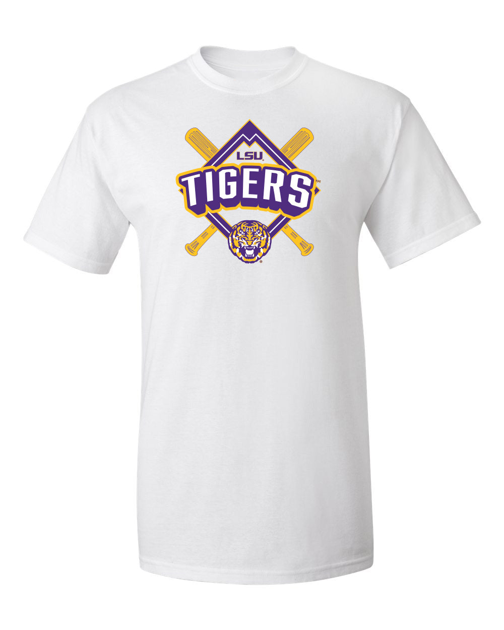 LSU Tigers Tee Shirt - LSU Baseball Diamond