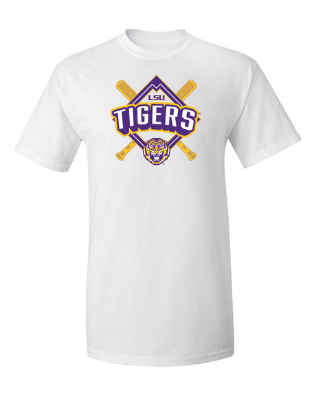 LSU Tigers Tee Shirt - LSU Baseball Diamond
