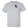 LSU Tigers Tee Shirt - Purple Ink State Shape