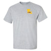 LSU Tigers Tee Shirt - Gold Ink State Shape