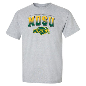 NDSU Bison Tee Shirt - Full Color NDSU Fade with Logo