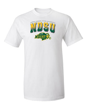 NDSU Bison Tee Shirt - Full Color NDSU Fade with Logo