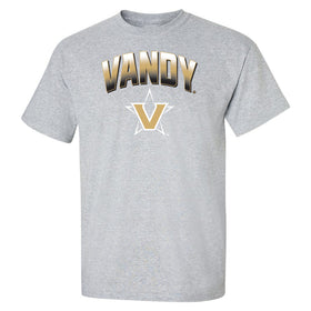 Vanderbilt Commodores Shirt - Vandy Arch Full Color Fade with Primary