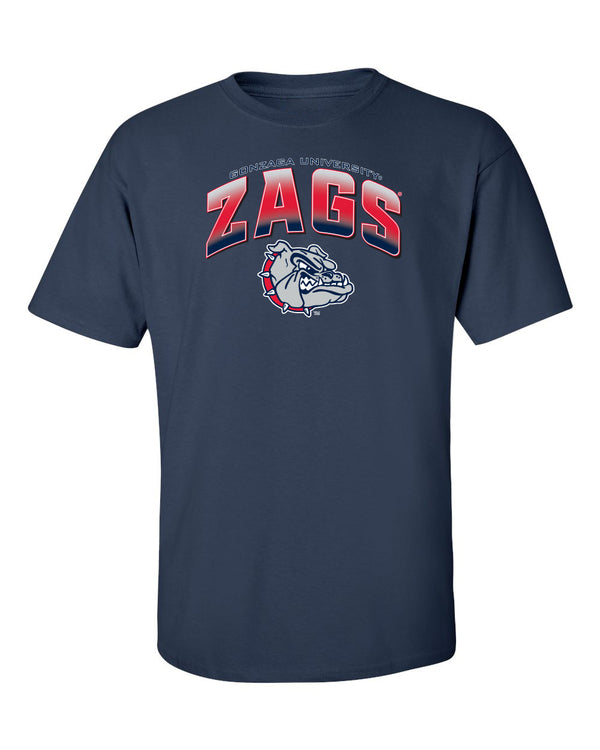 Gonzaga Bulldogs Tee Shirt - Zags Full Color Fade