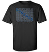 Gonzaga Bulldogs Tee Shirt - Diagonal Echo Gonzaga