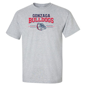 Gonzaga Bulldogs Tee Shirt - Gonzaga Bulldogs 3 Stripe