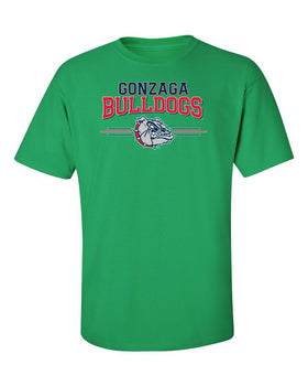 Gonzaga Bulldogs Tee Shirt - Gonzaga Bulldogs 3 Stripe