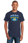 South Dakota State Jackrabbits Tee Shirt - SDSU Full Color Fade Plus Primary Logo