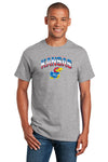 Kansas Jayhawks Tee Shirt - Full Color Fade Kansas Logo