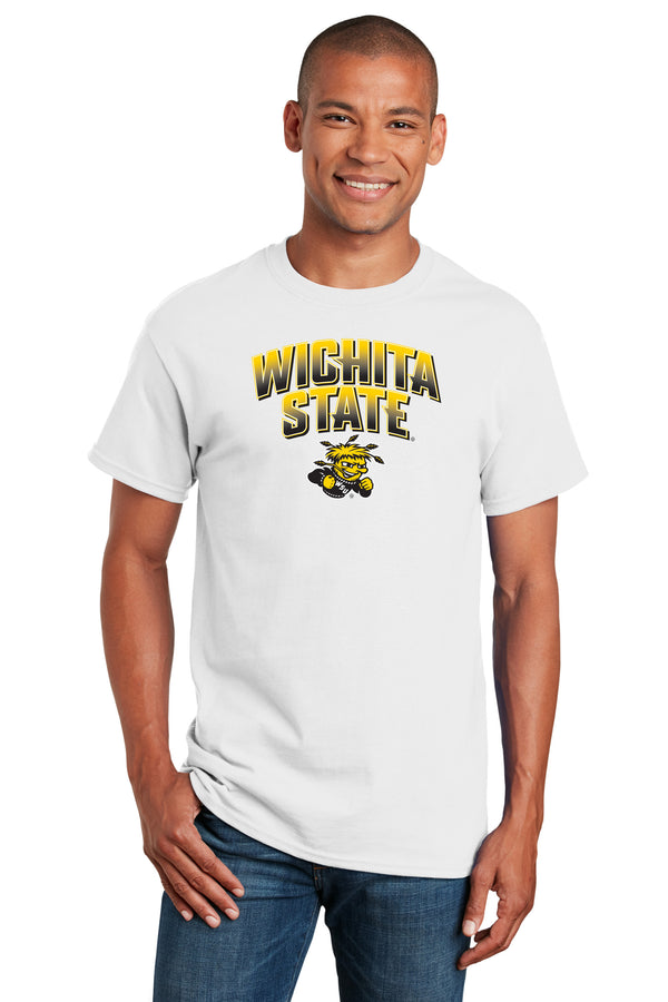 Wichita State Shockers Tee Shirt - Wichita State Full Color Fade