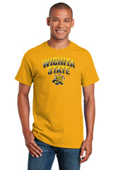 Wichita State Shockers Tee Shirt - Wichita State Full Color Fade