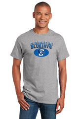 Creighton Bluejays Tee Shirt - Full Color Fade Primary Logo Oval