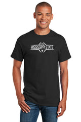 Mississippi State Bulldogs Tee Shirt - Bulldogs Football Striped Laces