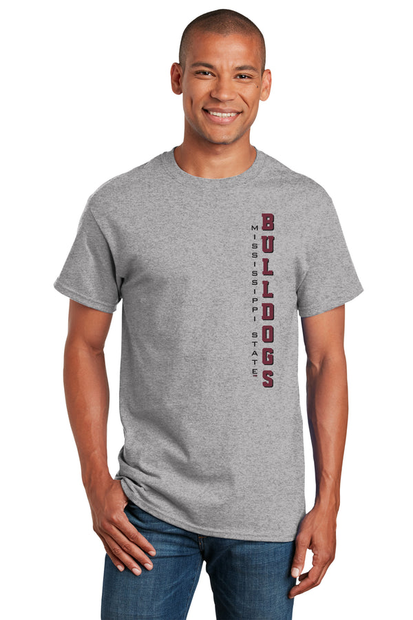 Mississippi State Bulldogs Tee Shirt - Vertical MSU Bulldogs