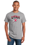 Utah Utes Tee Shirt - Full Color Fade Utah Utes Logo