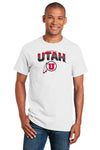 Utah Utes Tee Shirt - Full Color Fade Utah Utes Logo