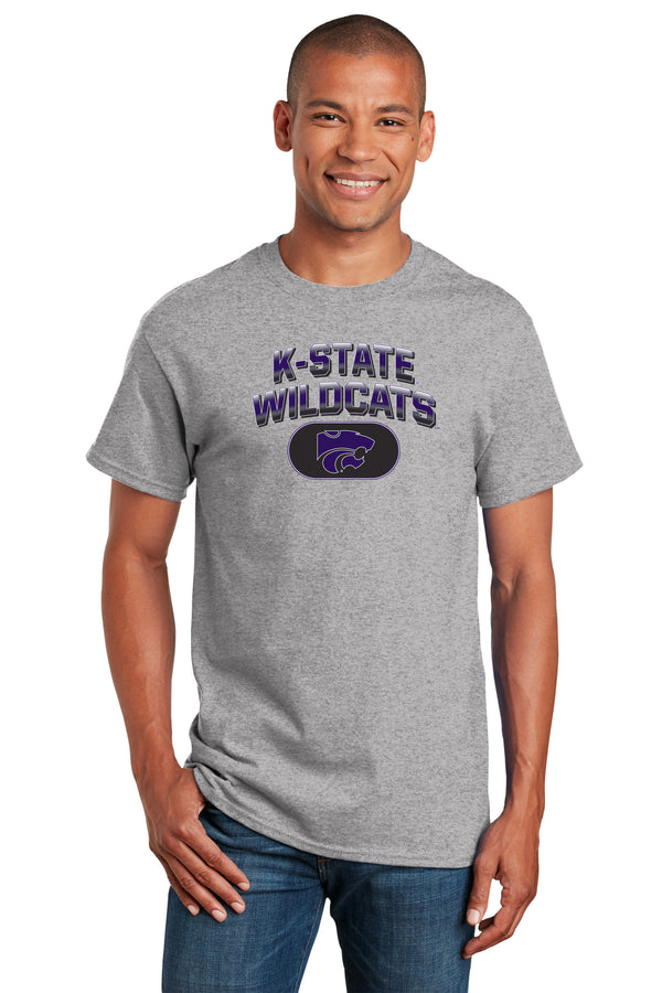 K-State Wildcats Tee Shirt - Full Color K-State Wildcats Fade