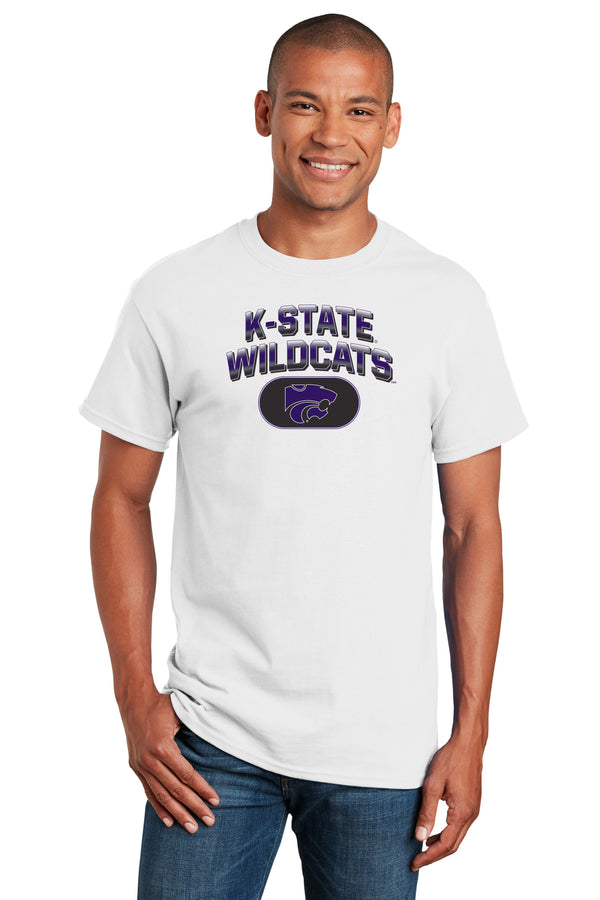 K-State Wildcats Tee Shirt - Full Color K-State Wildcats Fade