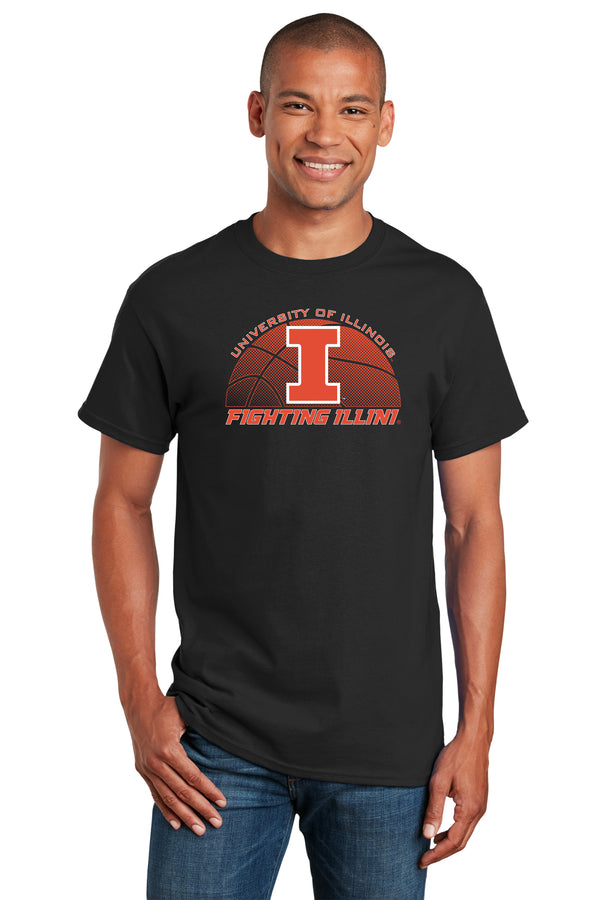 Illinois Fighting Illini Tee Shirt - University of Illinois Basketball