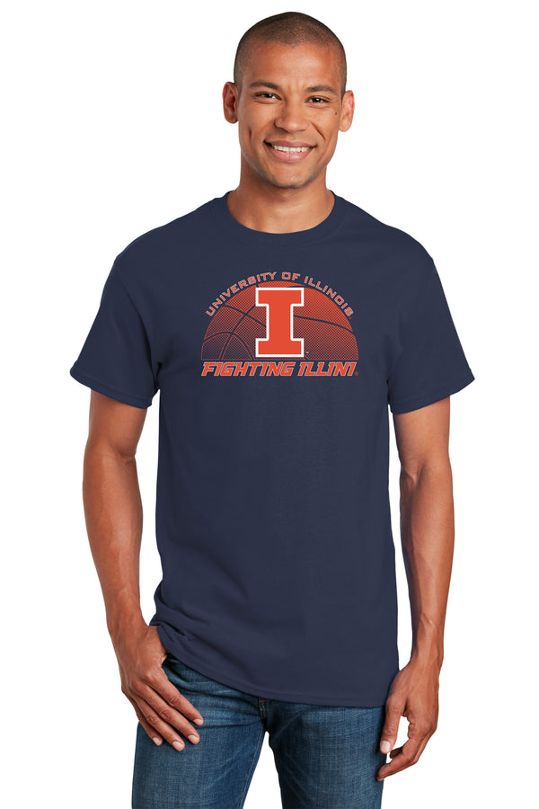 Illinois Fighting Illini Tee Shirt - University of Illinois Basketball