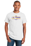 LSU Tigers Tee Shirt - Striped Tigers Football Laces