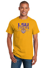 LSU Tigers Tee Shirt - LSU Tigers 3-Stripe