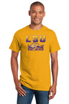 LSU Tigers Tee Shirt - LSU Tiger Stadium Full Color Fade