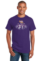 LSU Tigers Tee Shirt - Spotlight and Shadow LSU