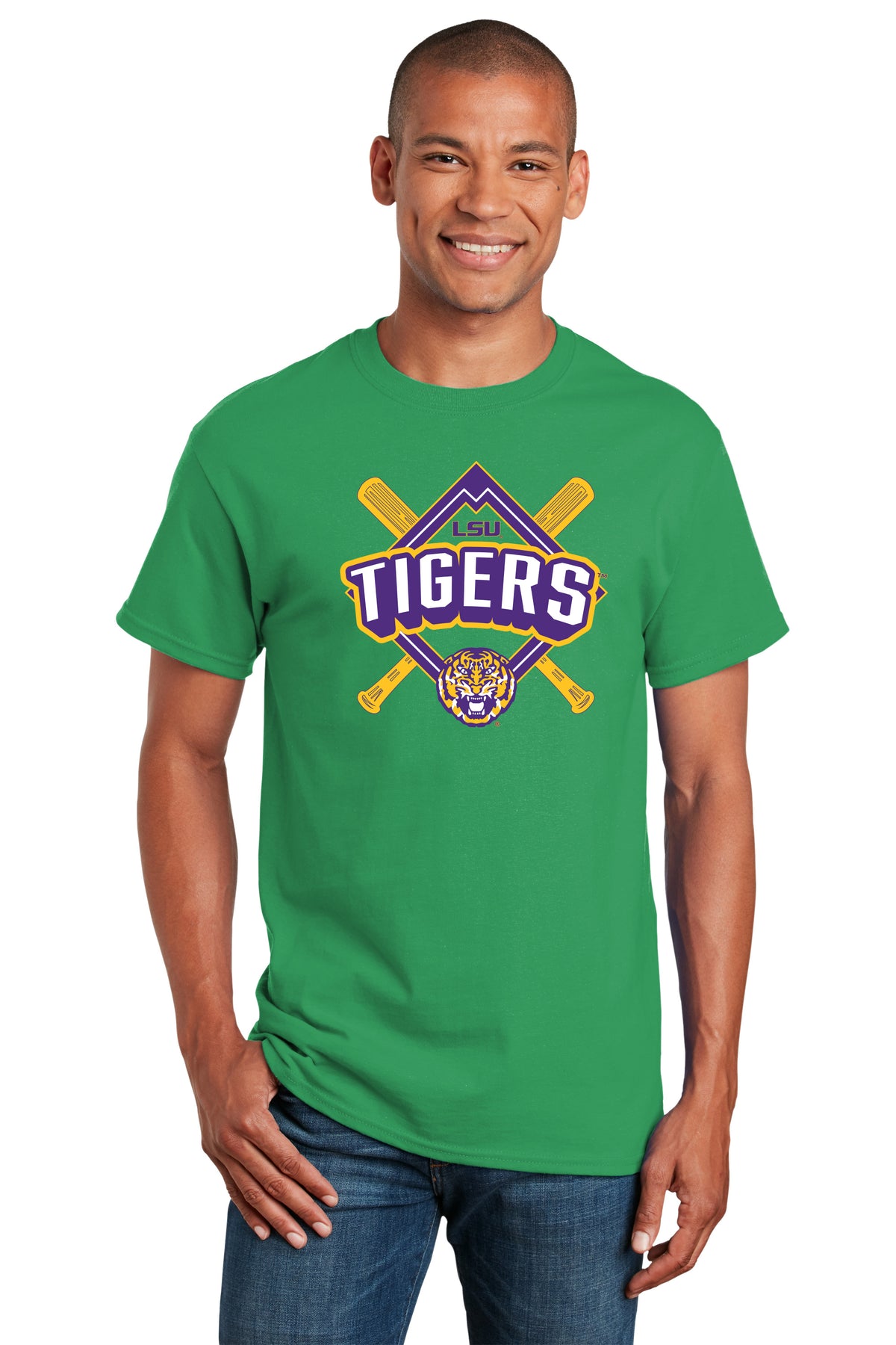 LSU Tigers Tee Shirt - LSU Baseball Diamond