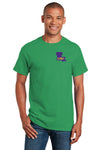 LSU Tigers Tee Shirt - Purple Ink State Shape