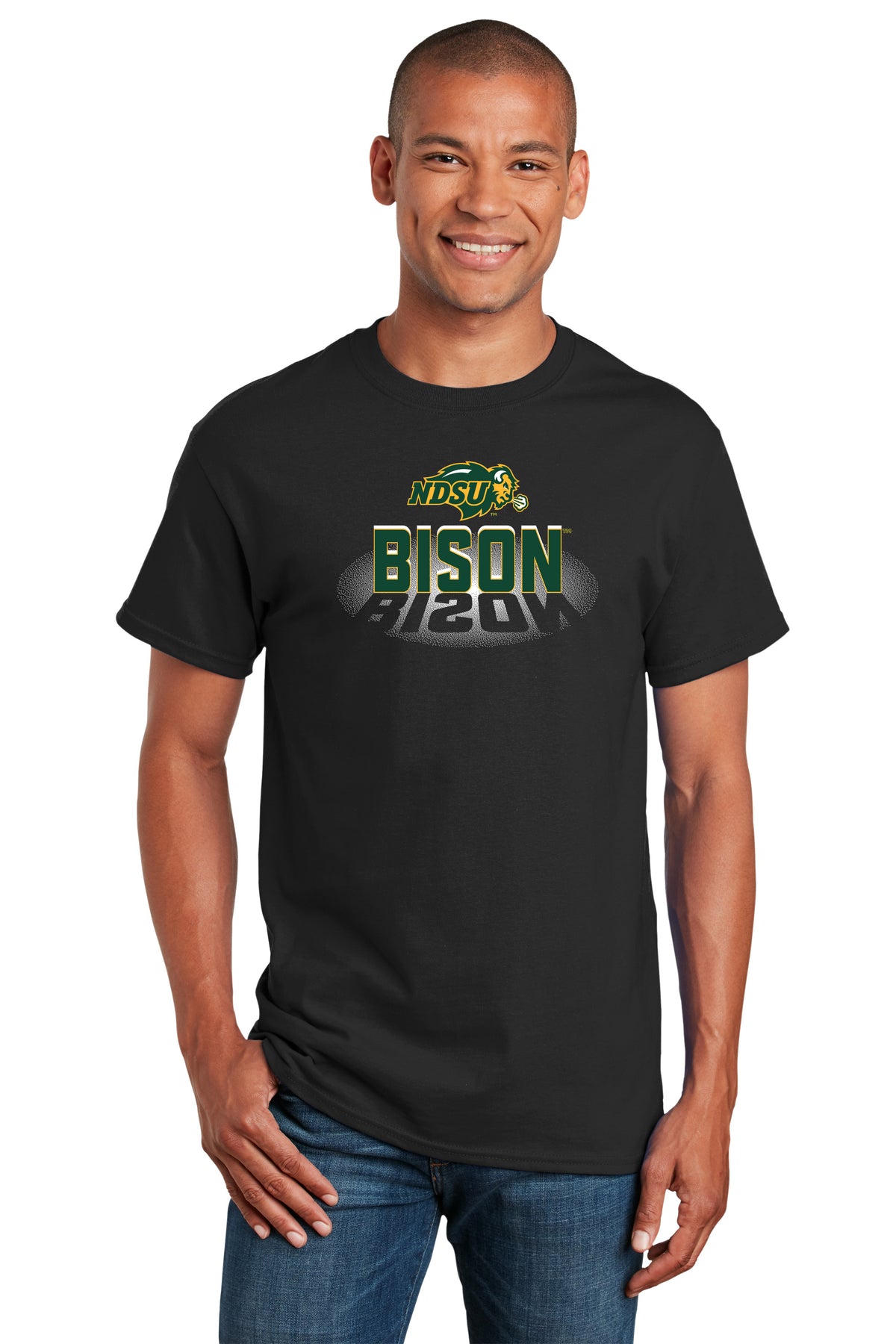 NDSU Bison Tee Shirt - Spotlight Bison