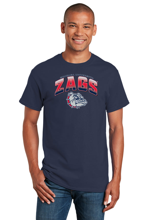 Gonzaga Bulldogs Tee Shirt - Zags Full Color Fade