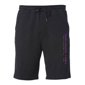 Northern Iowa Panthers Premium Fleece Shorts - Vertical University of Northern Iowa