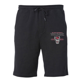 North Carolina State Wolfpack Premium Fleece Shorts - 3-Stripe Primary Logo