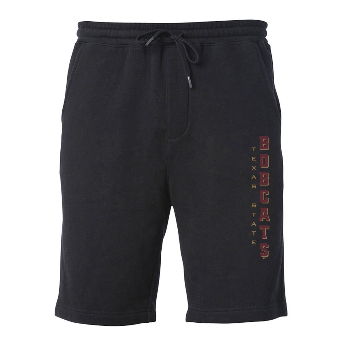 Texas State Bobcats Premium Fleece Shorts - Vertical Texas State Bobcats