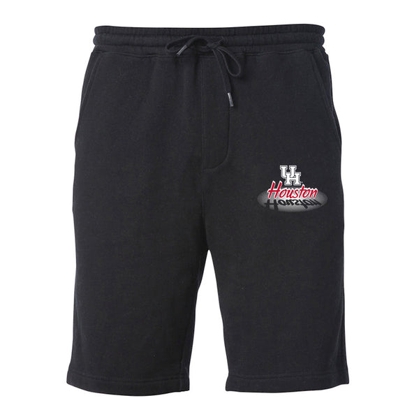 Houston Cougars Premium Fleece Shorts - Spotlight and Shadow Houston